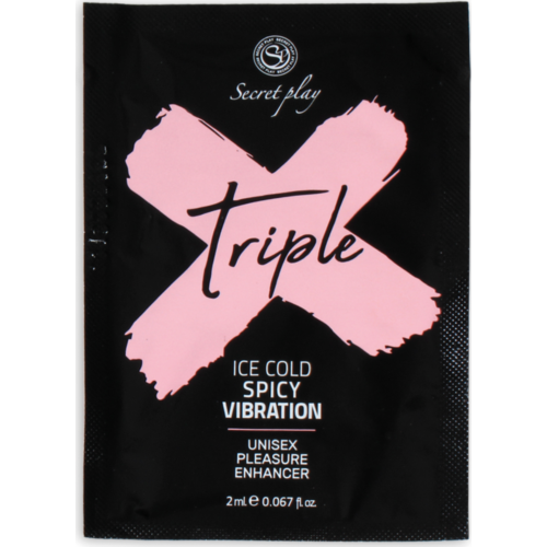 Intim gél SECRETPLAY - SINGLE DOSE TRIPLE X