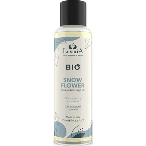 Masszázsolaj INTIMATELINE LUXURIA BIO SNOW FLOWER 100 ml