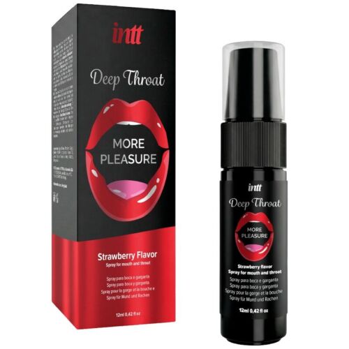 Szexuális Spray INTT Deep Throat Eper Ízű