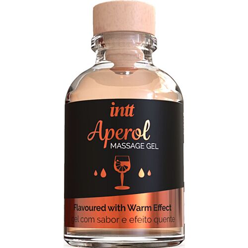 Melegítő gél INTT MASSAGE & ORAL SEX Aperol ízű
