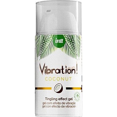 Orgazmus fokozó INTT VEGAN LINE Vibration Gel kókusz íz és aroma
