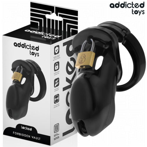 BDSM Pénisz Ketrec ADDICTED TOYS LOCKED 10 cm
