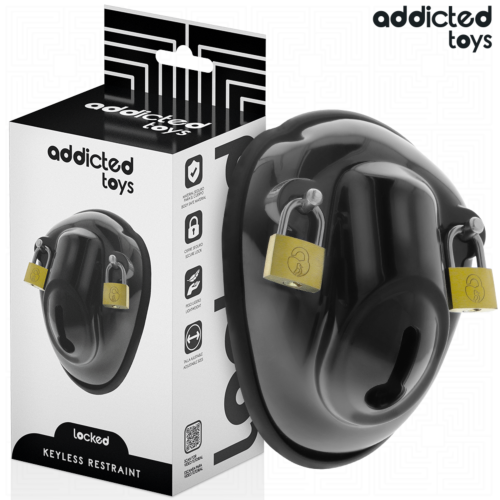BDSM Pénisz Kafasz ADDICTED TOYS LOCKED 11.5 cm