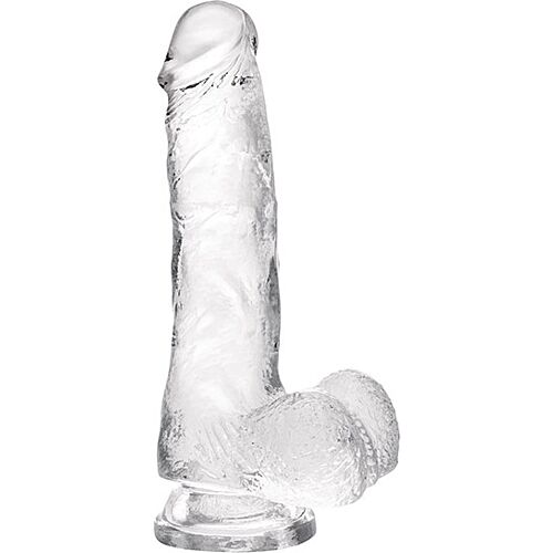 Dildo S Pleasures Jelly Dildo Transparent M - Kellemes érintés