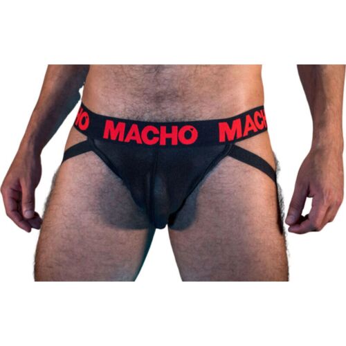 Jockstrap MACHO UNDERWEAR MX26X2 félátlátszó