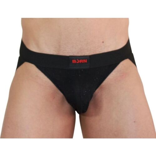 Jockstrap BURN BURN - 003 Shiny Black XL kényelmes viselet