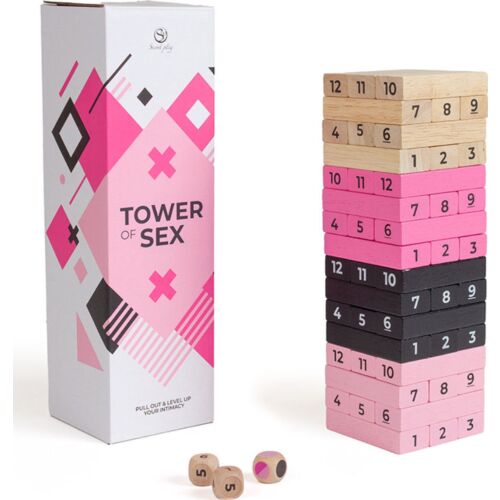 Társasjáték SECRETPLAY TOWER OF SEX - Két szórakoztató mód