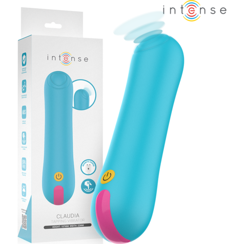 Vibrátor INTENSE FUN TOYS CLAUDIA ritmikus ütögetéssel