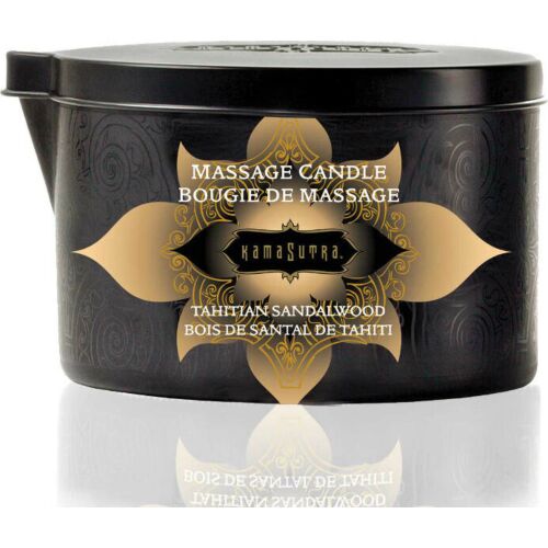 Masszázsgyertya KAMASUTRA Vanilla és Szantálfa 170g