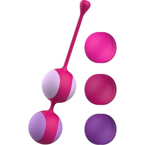 Vibrátor Liebe Kewos Cerise/Candy Violet két motorral