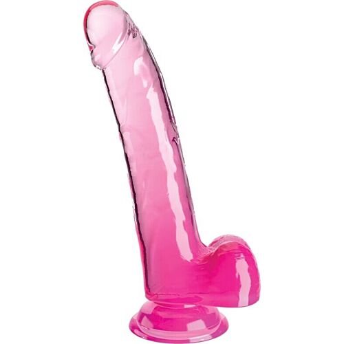 Dildo KING COCK 20.3 cm | Valósághű dizájn és erős szívóhatás