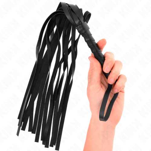 BDSM Látogató KINK SIMPLE BLACK WHIP 45 CM
