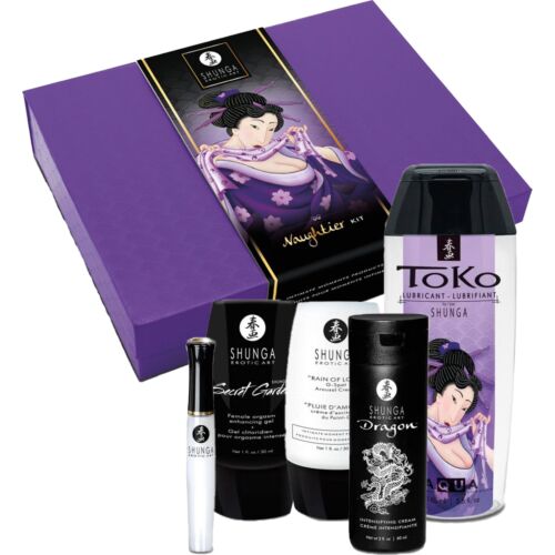 Szexjáték Shunga Naughtier Kit – Élvezetes tapasztalatok