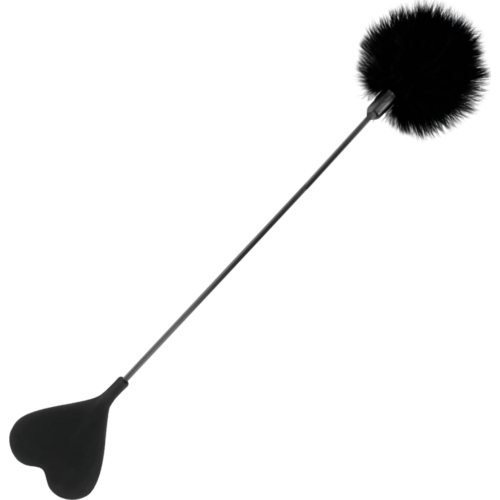 Pálca DARKNESS - BLACK LOVE FEATHER WHIP 40 CM