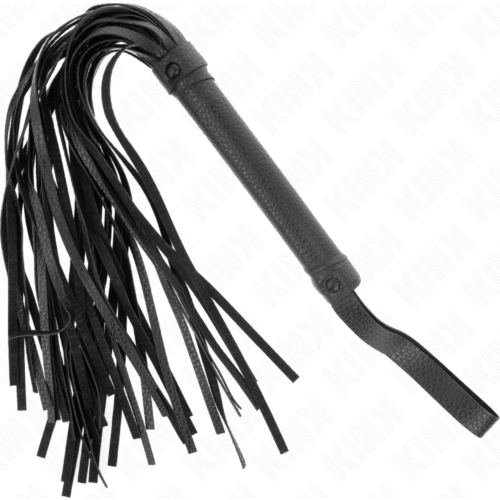 BDSM ostor KINK DARK BLUE BEAD WHIP - Intenzív tapasztalat