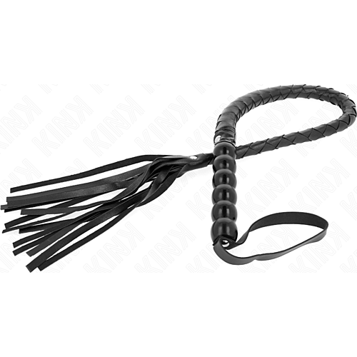 BDSM ostor KINK BEADED SNAKE WHIP 80 CM