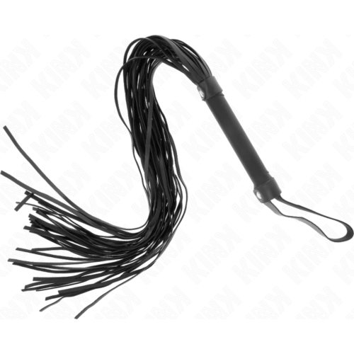 BDSM ostor KINK - IMITATION SHEEP SKIN WHIP 60 CM