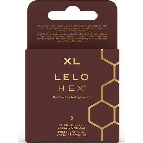 Kondom LELO HEX Respect XL szélesebb méretben