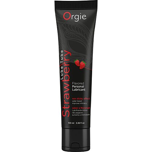 Síkosító Orgie Lube Tube Strawberry 150 ml gyümölcsös íz
