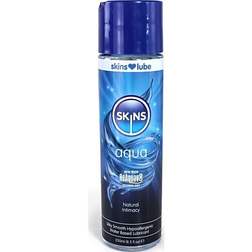 Lubrikáló SKINS Aqua 250 ml - Természetes érzés