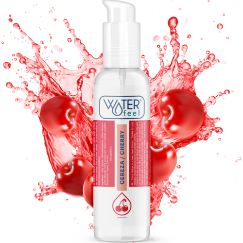 Lubrikáló WATERFEEL Cherry 175 ml - Hosszantartó és ízletes