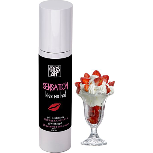 Lubrikáló EROS-ART SENSATTION eper ízű 50 ml