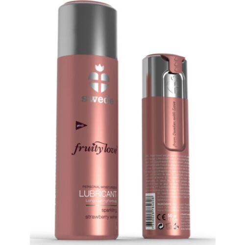 Lubrikáló SWEDE Fruity Love eper bor 50 ml