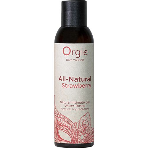 Síkosító Orgie All-Natural Strawberry édes ízélménnyel