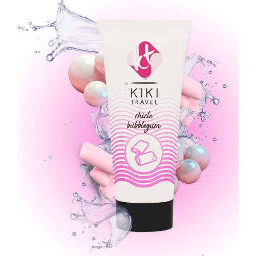Lubrikáló KIKÍ TRAVEL Bubblegum 50 ml - Epres ízű