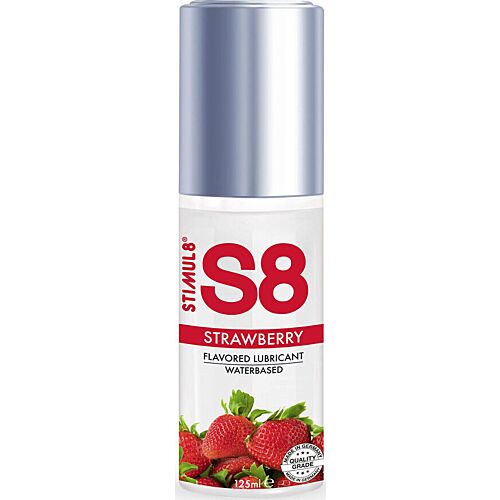 Lubrikáló STIMUL8 S8 Eper ízű 125 ml