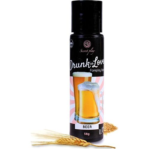 Lubrikáló SECRETPLAY Drunk in Love 60 ml sör ízű