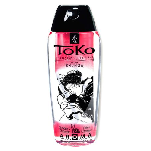Lubrikáns SHUNGA Toko eper és pezsgő ízű