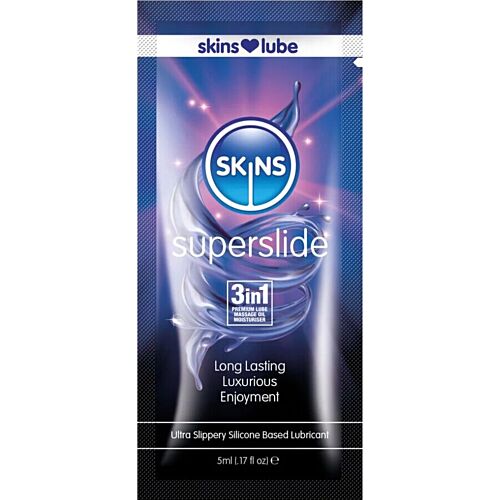 Lubrikáló SKINS Superslide 5 ml – Hosszan tartó élmény