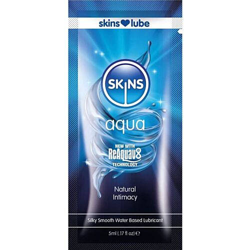 Vízbázisú síkosító SKINS Aqua 5 ml