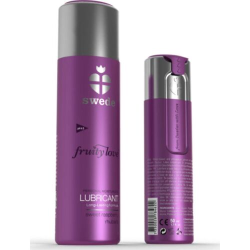 Lubrikáló SWEDE Fruity Love Málna-Rhubarb 50 ml