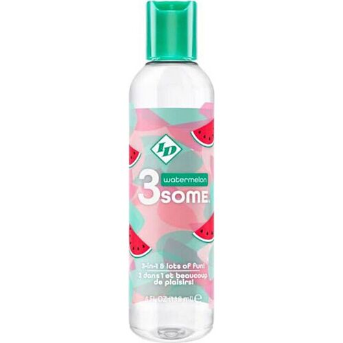 Lubrikáns ID 3SOME 4 FL OZ | Ízletes vízmeli élvezet