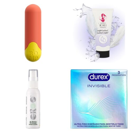 Diszkrét utazószett minivibrátorral és síkosítóval