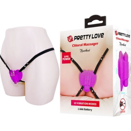 Stimulátor PRETTY LOVE HEARTBEAT 10 vibrációs üzemmóddal