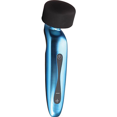 Vibrátor Tantus Rumble Blue Black erőteljes rezgésekkel