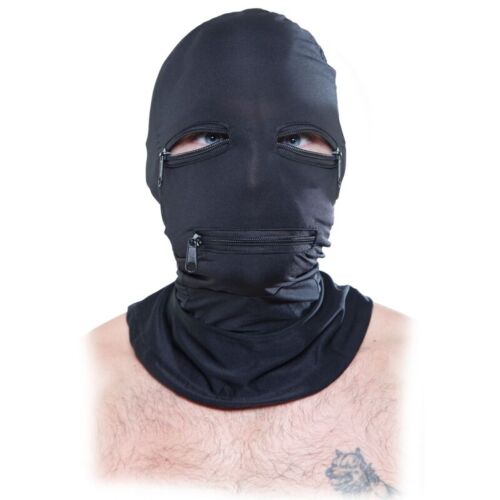 Maszk FETISH FANTASY SERIES Hood with Zippers - Irányítás a látás felett
