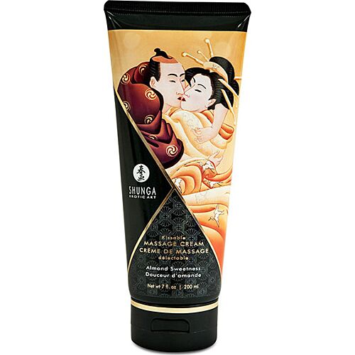 Masszázs Krém SHUNGA Sweet Almond 200 ml - Selymes Bőr