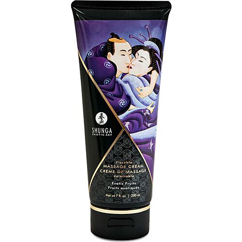 SHUNGA Masszázs Krém Exotic Fruits 200ml - Édes és sima élvezet