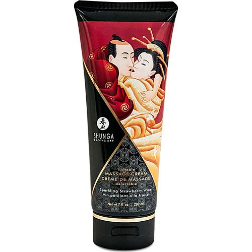 Masszázskrém SHUNGA - Eper és Cava 200 ml