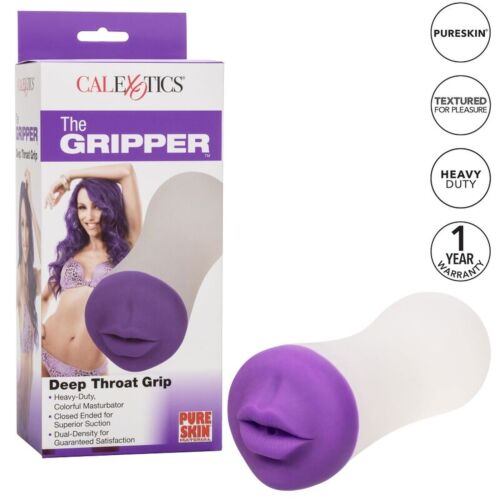 Masturbátor CALEXOTICS DEEP THROAT GRIP kényelmes fogással