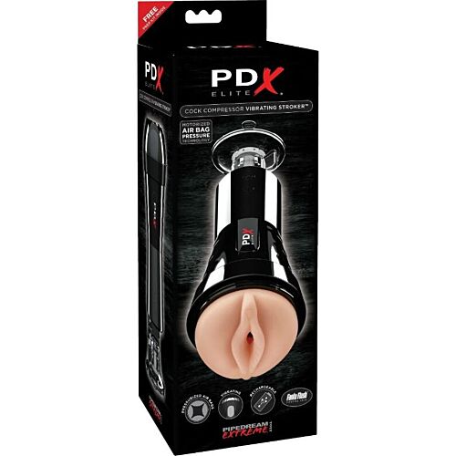 Masturbátor PDX ELITE kompresszor hatással és vibrációval