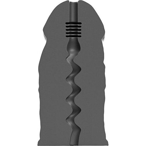Masturbátor ALL BLACK E-BOY - Erőteljes élmény