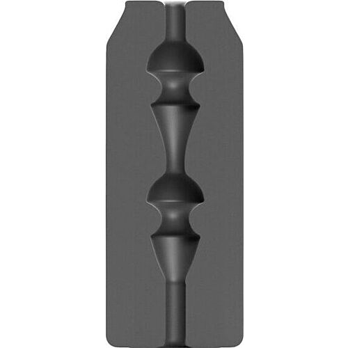 Masturbátor ALL BLACK Energy - Különleges belső kialakítás