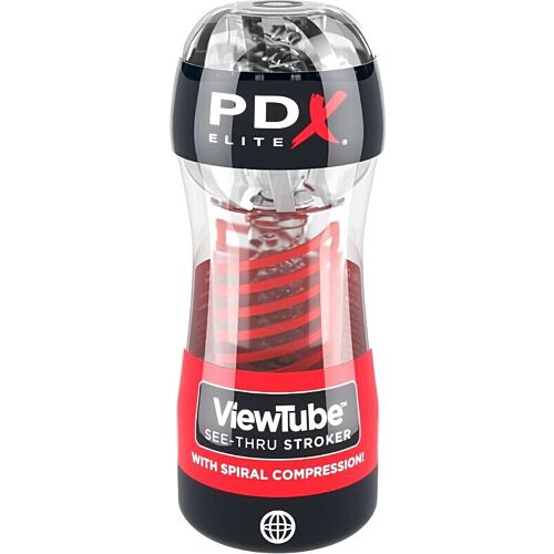 Masturbátor PDX ELITE ViewTube 2 spirális kompresszióval