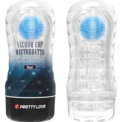 Maszturbátor Pretty Love Planet Blue gördülő golyós dizájnnal