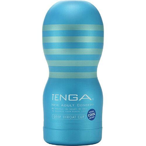 Masturbátor Tenga Deep Throat Cool - Frissítő élmény